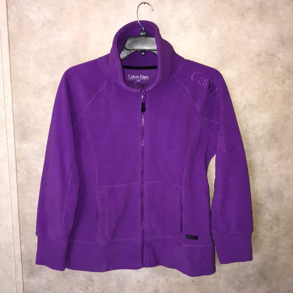 calvin klein purple jacket
